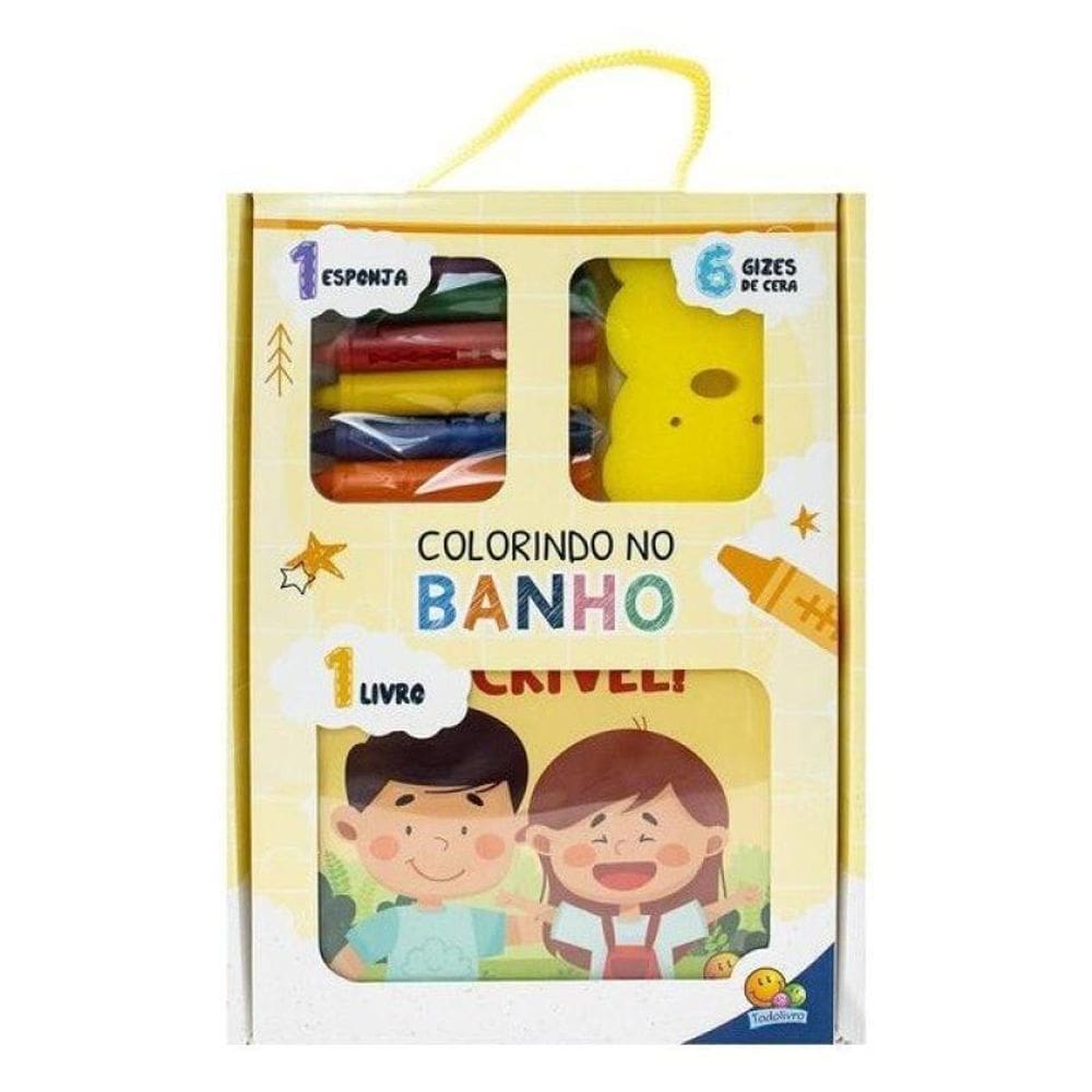 Colorindo No Banho (Esp/Giz): Um Dia Incrível!