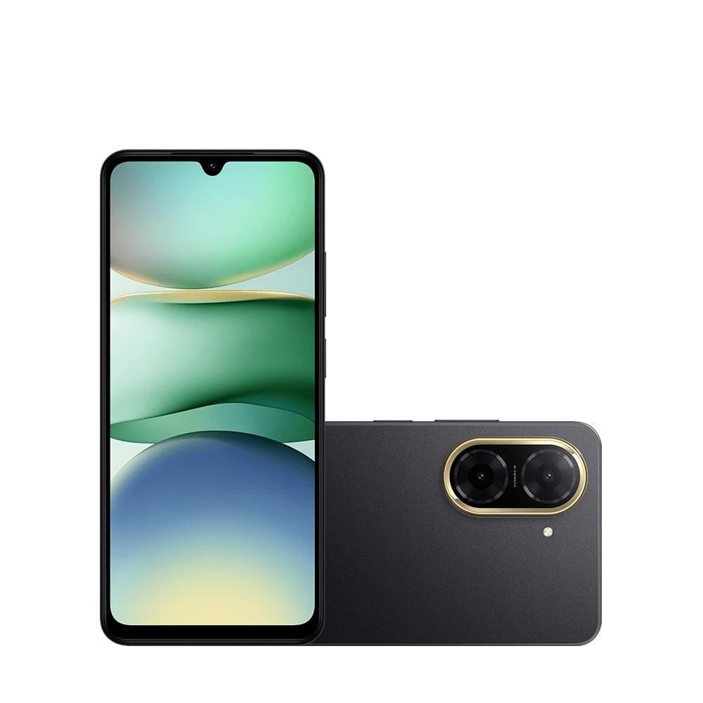 Smartphone Redmi A5 Black, 128GB, 4GB, Tela 6.88", Câmera 32MP+QVGA