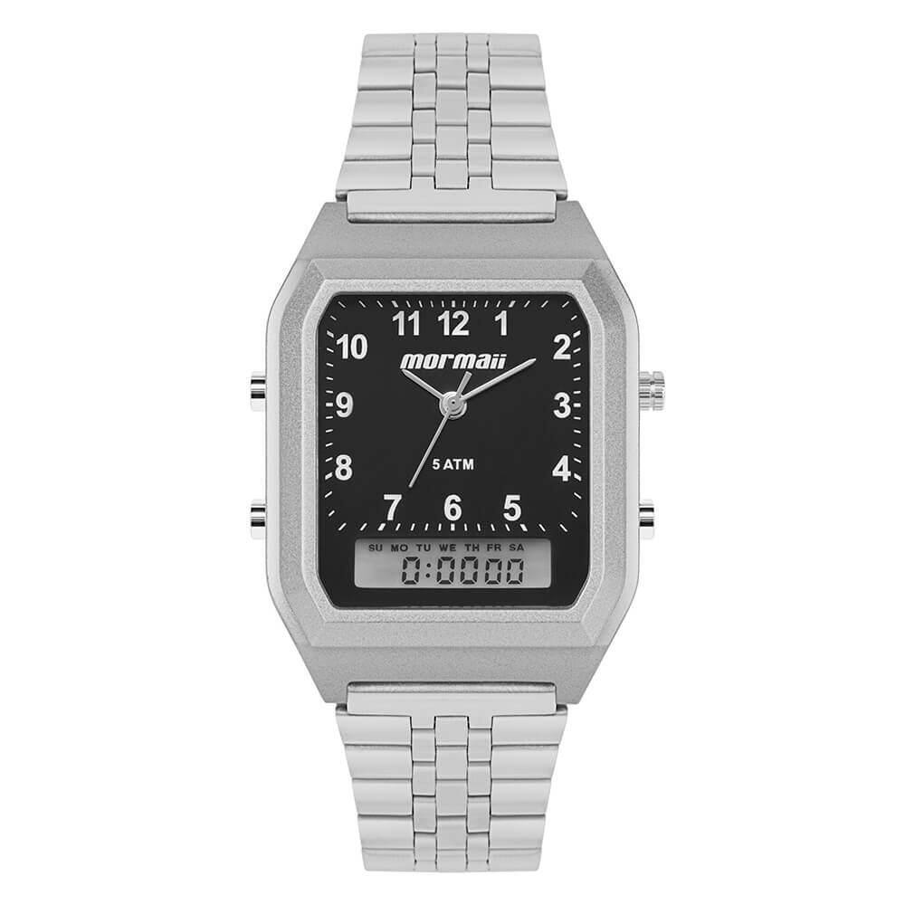 Relógio Mormaii Feminino Vintage Prata MOPC21JALF/7P