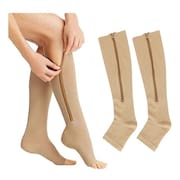 Meia de Compressão ¾ Zíper 