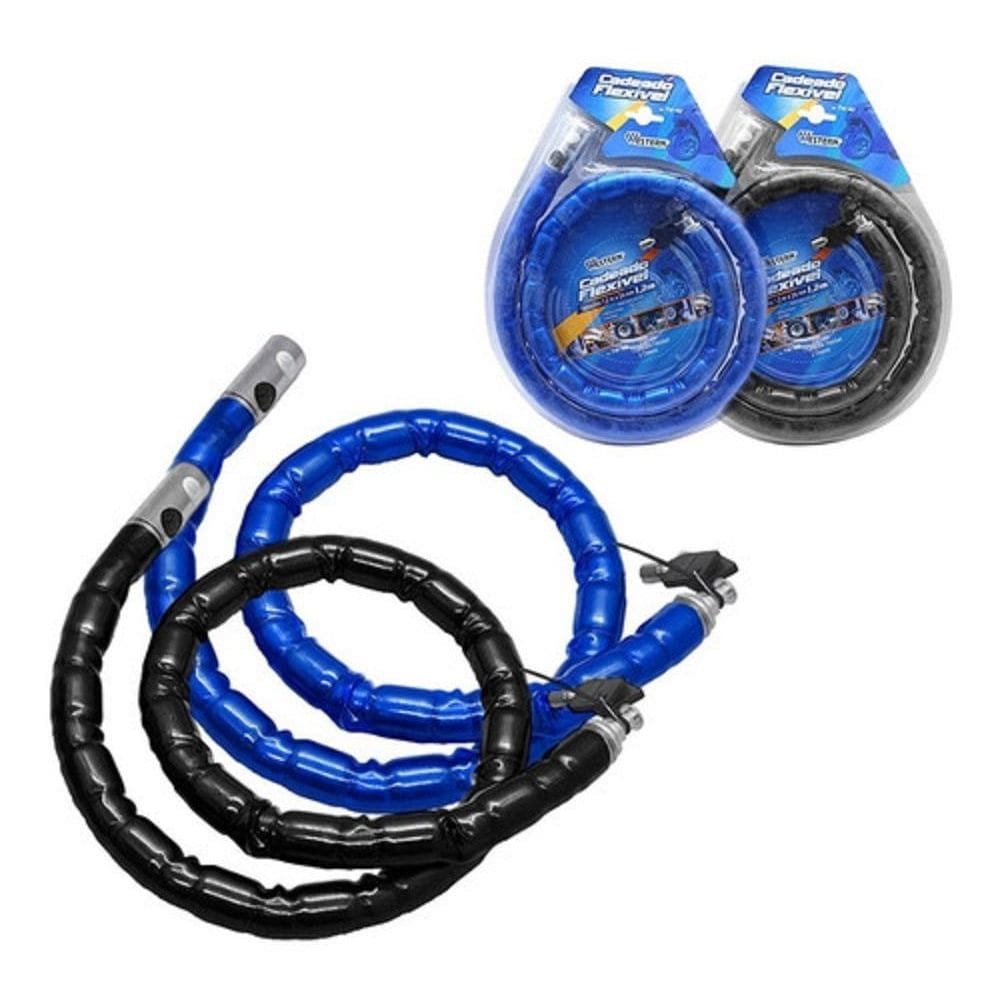 Cadeado Flexivel 1,2M Com Chave Tm-40 S Defi