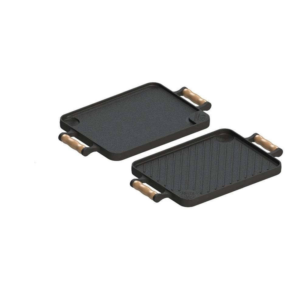 Bifeteira Ferro Fundido Alça Dupla Face - 23x28cm - Libaneza