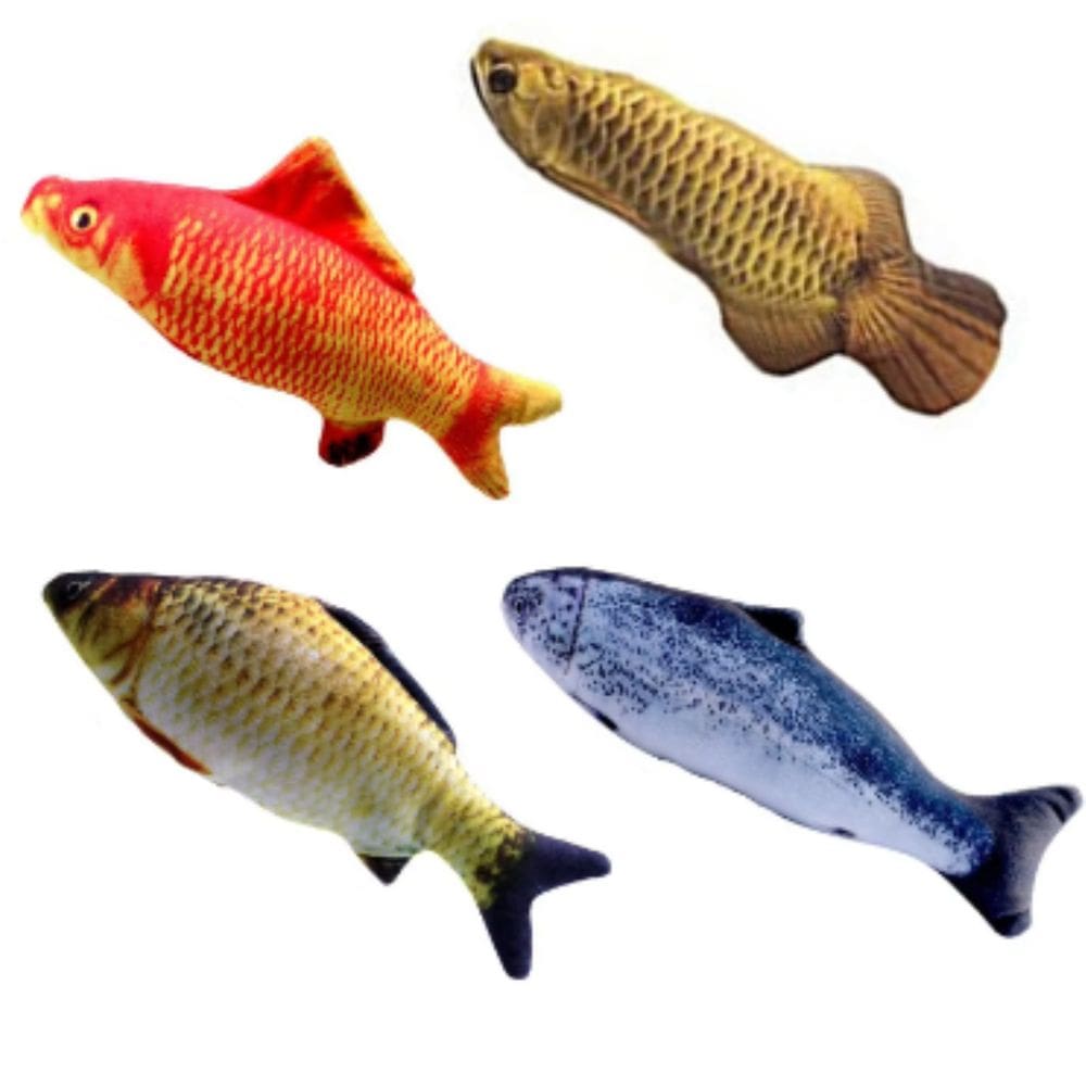 Brinquedo Pelúcia Peixe Pet 20cm Cães e Gatos
