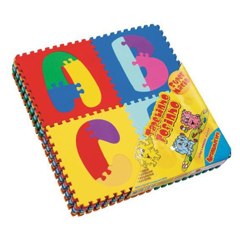 Tapete Alfanumerico Fofinho 36 Peças