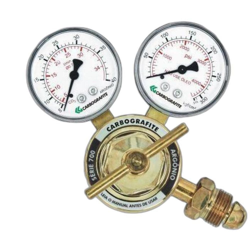 Regulador De Pressão Para Argonio Carbografite Serie 700