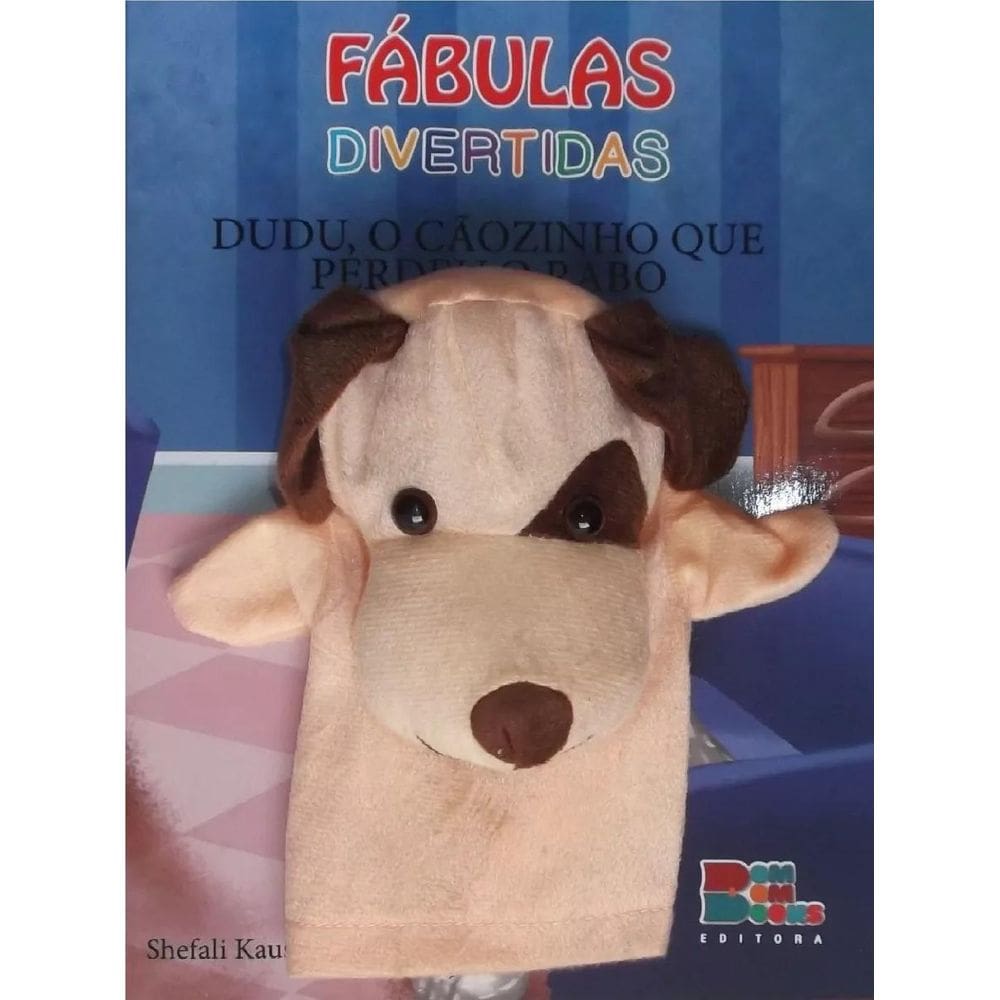 Livro Fábulas Divertidas Com Fantoche Cachorrinho