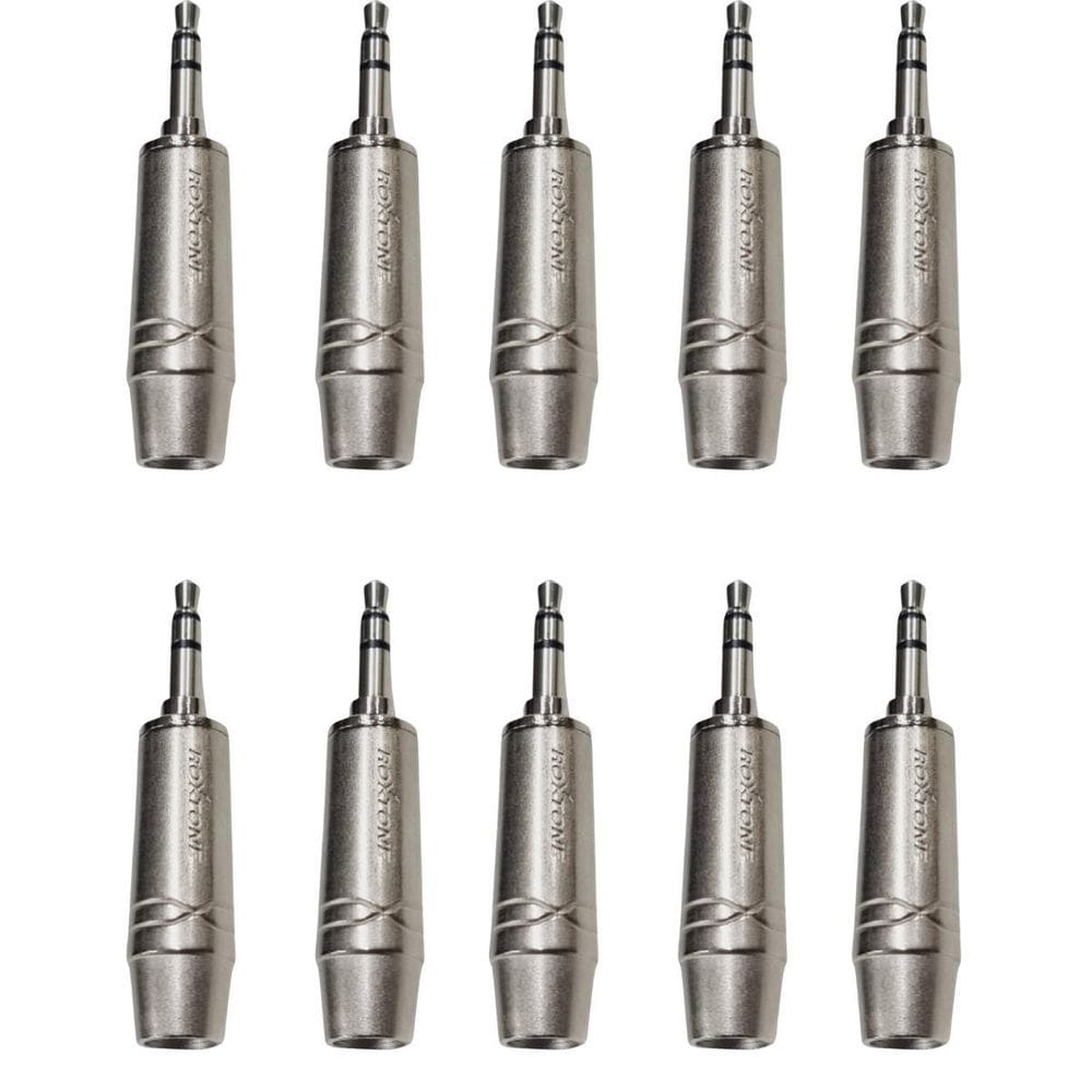 Kit 10 Plug P2 Macho Estéreo Metal Prof Para Celular