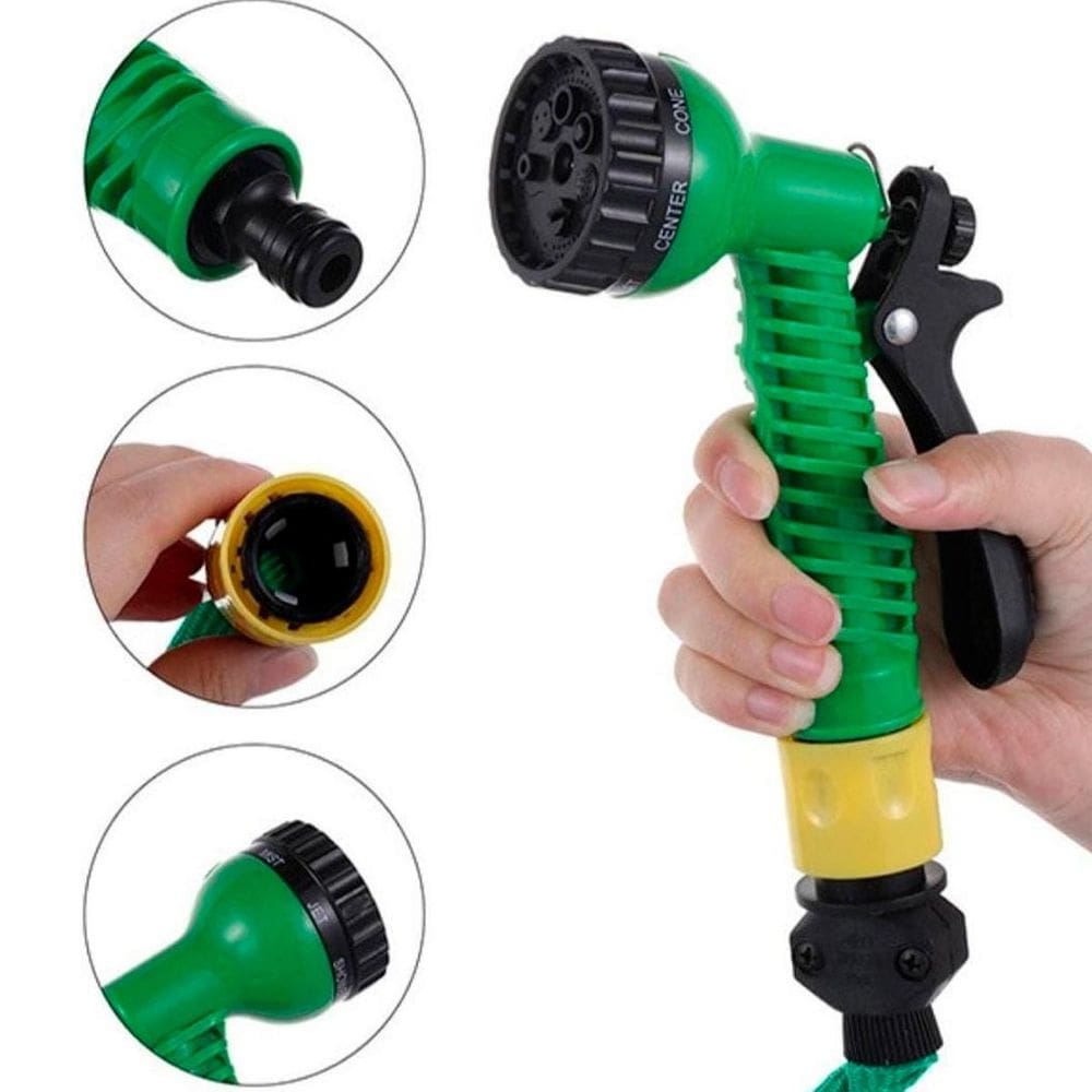 Mangueira Para Lavagem Com Pistola Ajustável