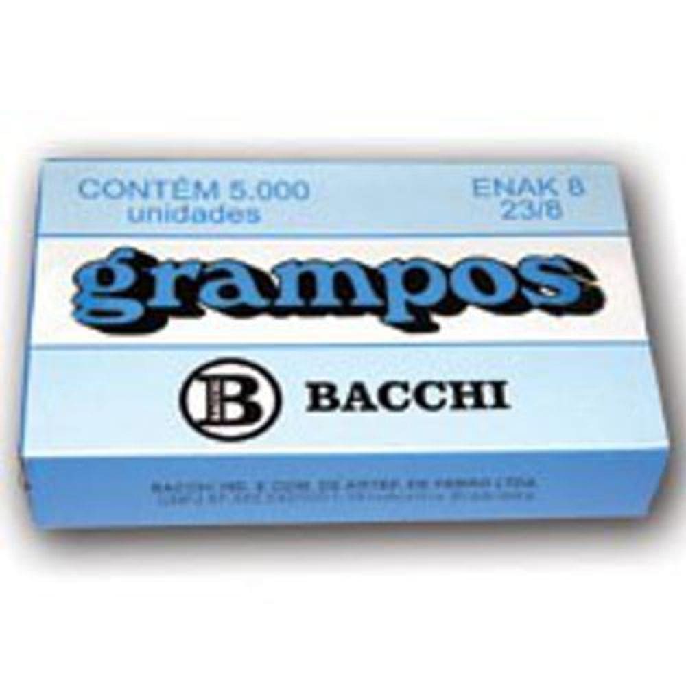 Grampo Para Grampeador 23/8 Galvanizado 5000 Grampos