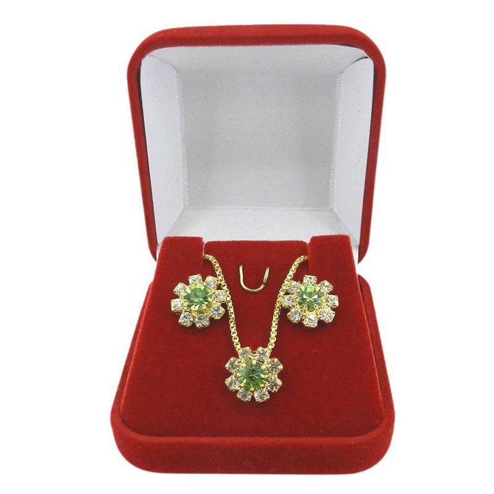 Corrente Feminina 45Cm 1Mm Brinco Strás Folheado Ouro Cj104