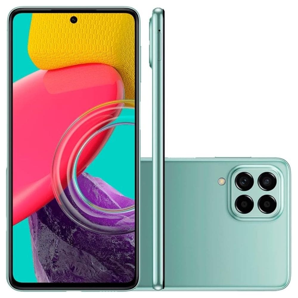 Usado: Samsung M53 128 GB Verde - Muito Bom