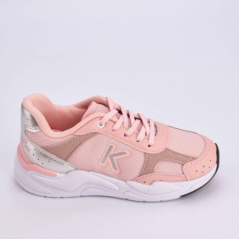 TENIS K360 RETRO NUDE/PRATA Kidy