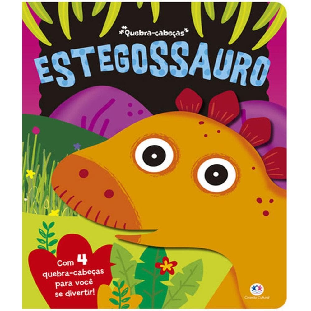 Livro Quebra Cabeça Estegossauro