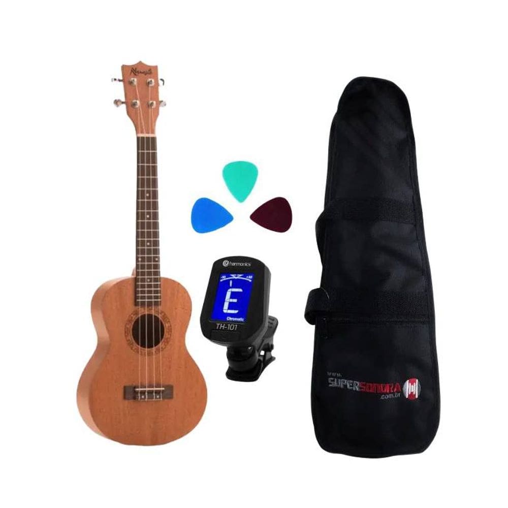 Kit Ukulele Concert Namastê NU23MLQ Acústico Spanking + Capa + Afinador + Palhetas
