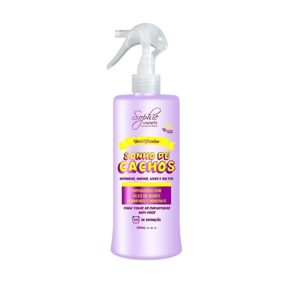 Umidificador Sonho de Cachos 300ml Sophie Cosmetic
