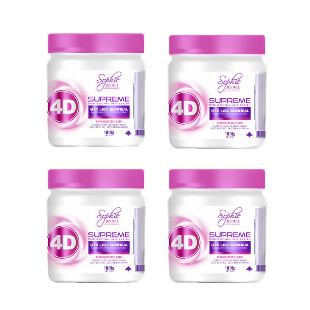 KIT 4 Botox Liso Surreal 4D 1kg Sophie Cosmetic