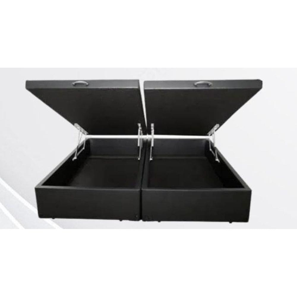 CAMA BASE BAÚ Bipartido Vazada - Queen