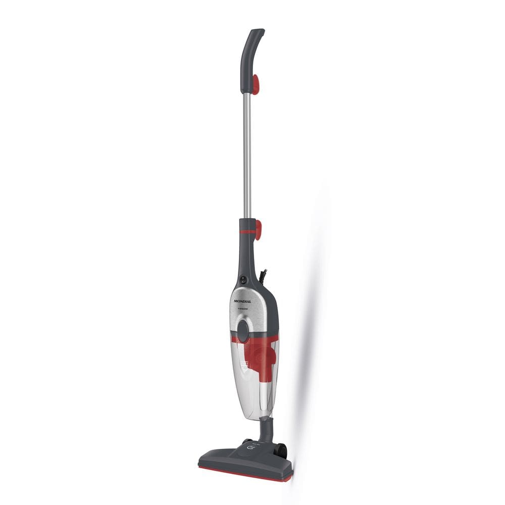 Aspirador de Pó Vertical Mondial Turbo Cycle Hepa Ap-41-gi 1550w Cinza com Inox