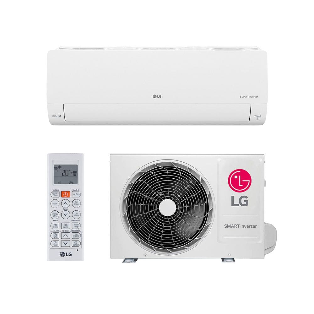 Ar Condicionado Split Hi Wall - Inverter R-32 - LG - AI Smart Inverter Voice - 12.000 BTUs - Frio - 220V Monofásico