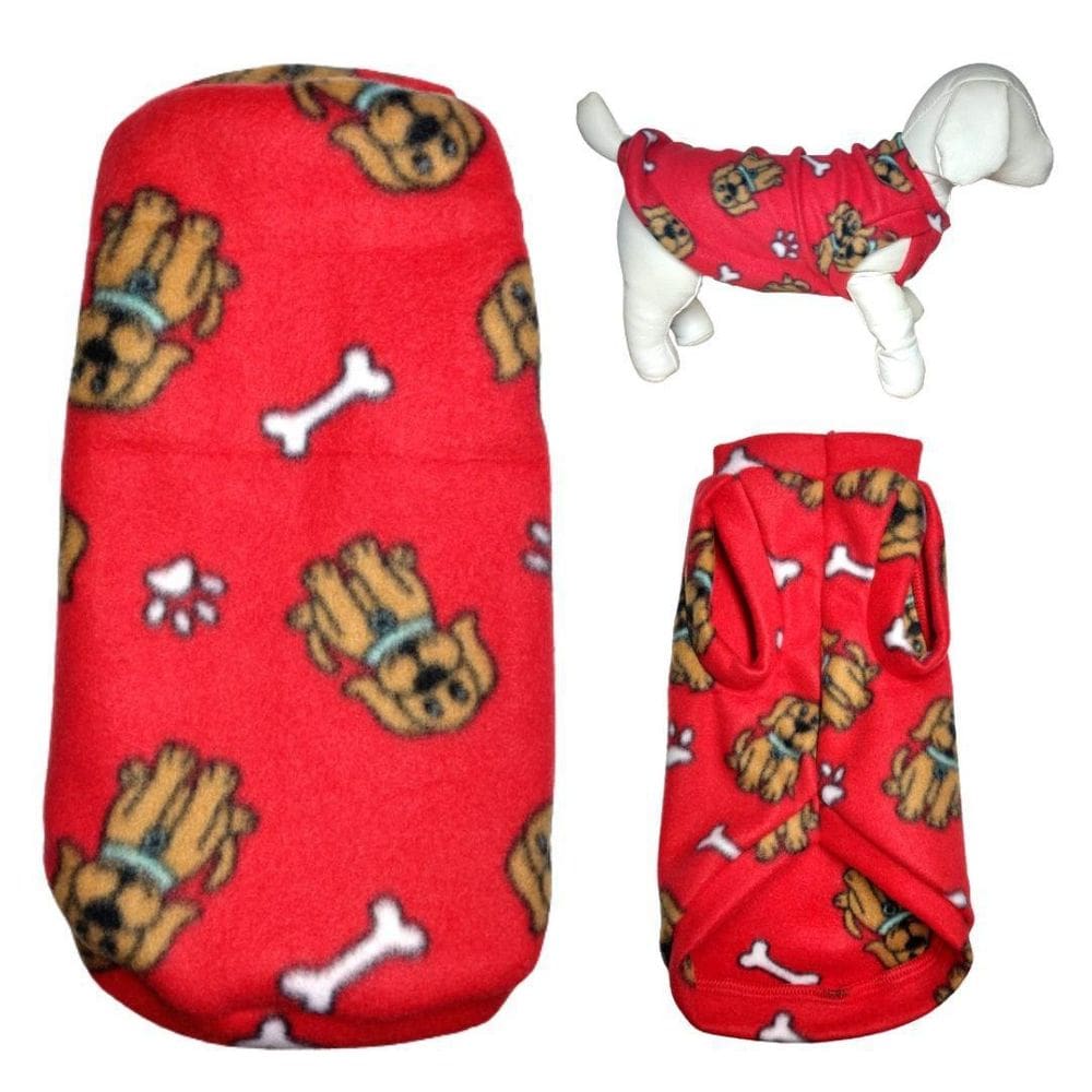 Roupa Para Cachorro - Suéter De Inverno Vermelho Eg