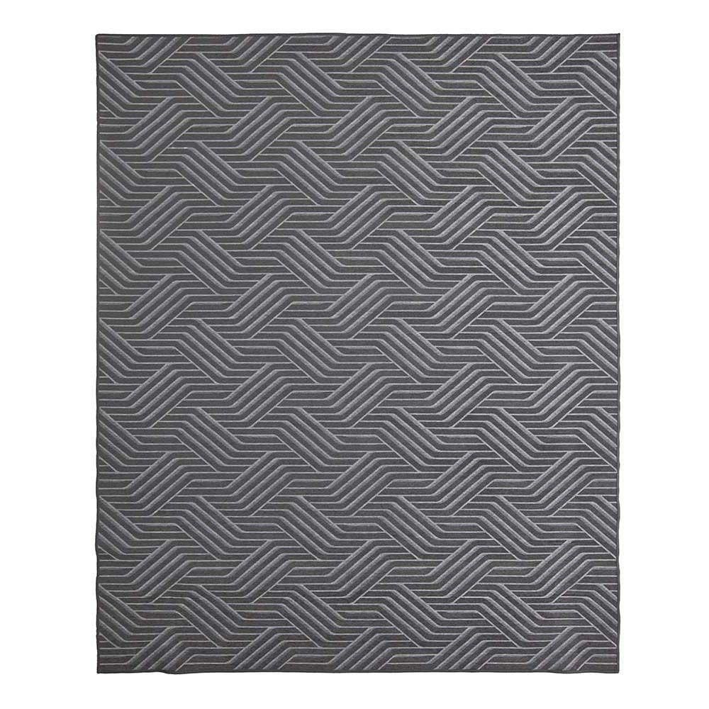 Tapete Para Sala Funcional Azulejo 56 Chumbo 1,50x2,00m