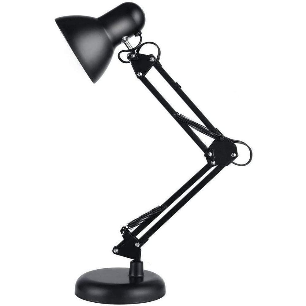 Luminaria Pixar Preta Articulada De Mesa