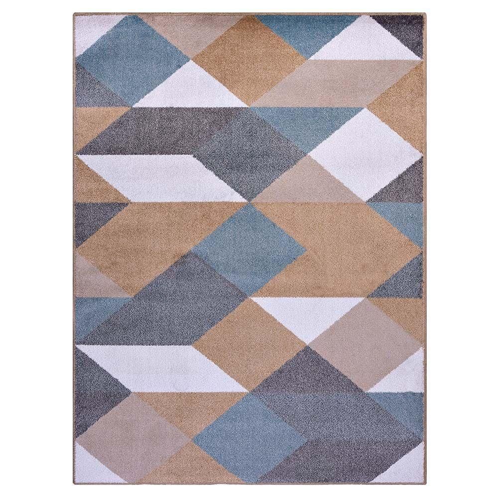 Tapete Sala Classic Maiorca 25 Caramelo-azul 2,00x3,00m