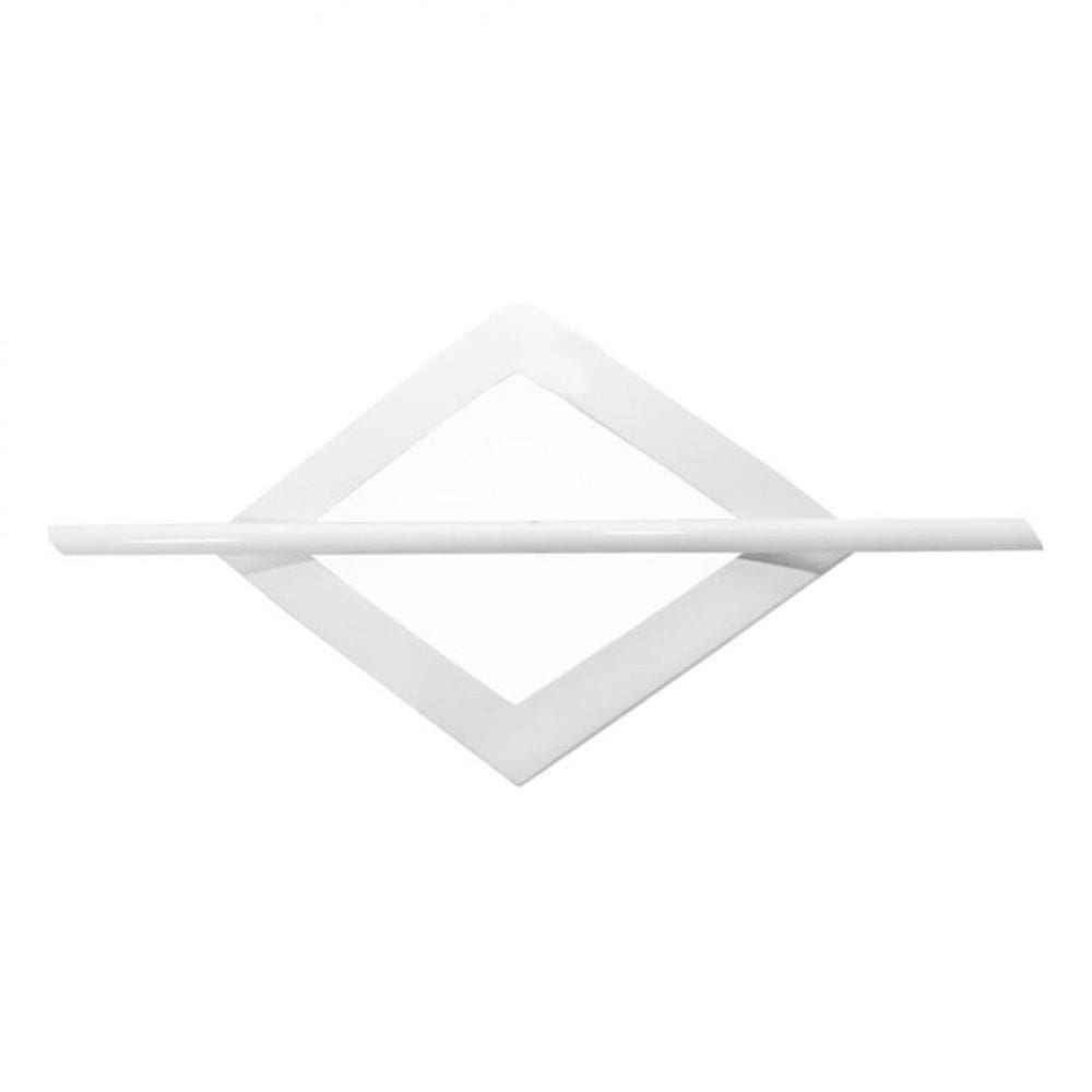 Abraçadeira Fivela Losango Branco Pvc