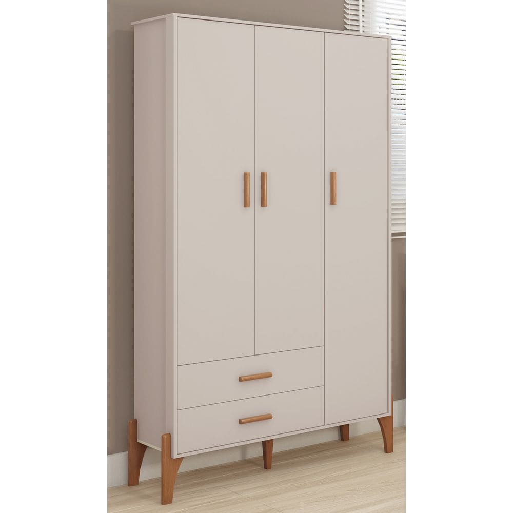 Roupeiro Infantil Quarto de Bebê Elegante Iris Retro 100%MDF