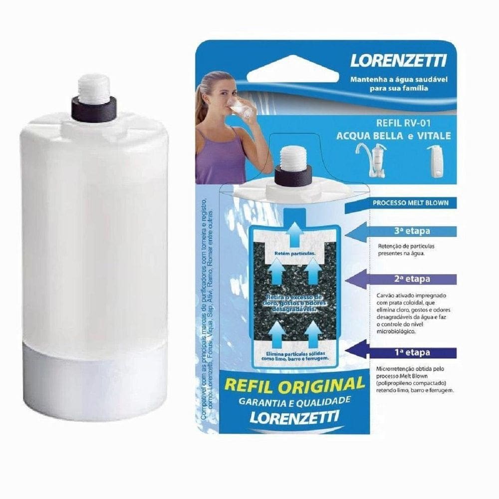 Refil Vela Rv-01 Purificador Acqua Bella E Vitale