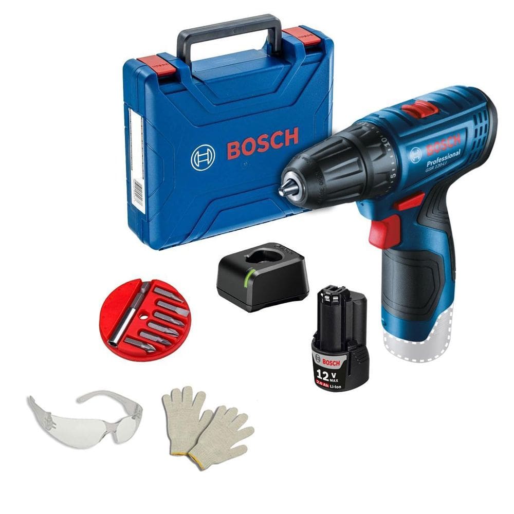 Parafusadeira Furadeira Gsr120-Li 12V Bosch 1 Bat + Acess
