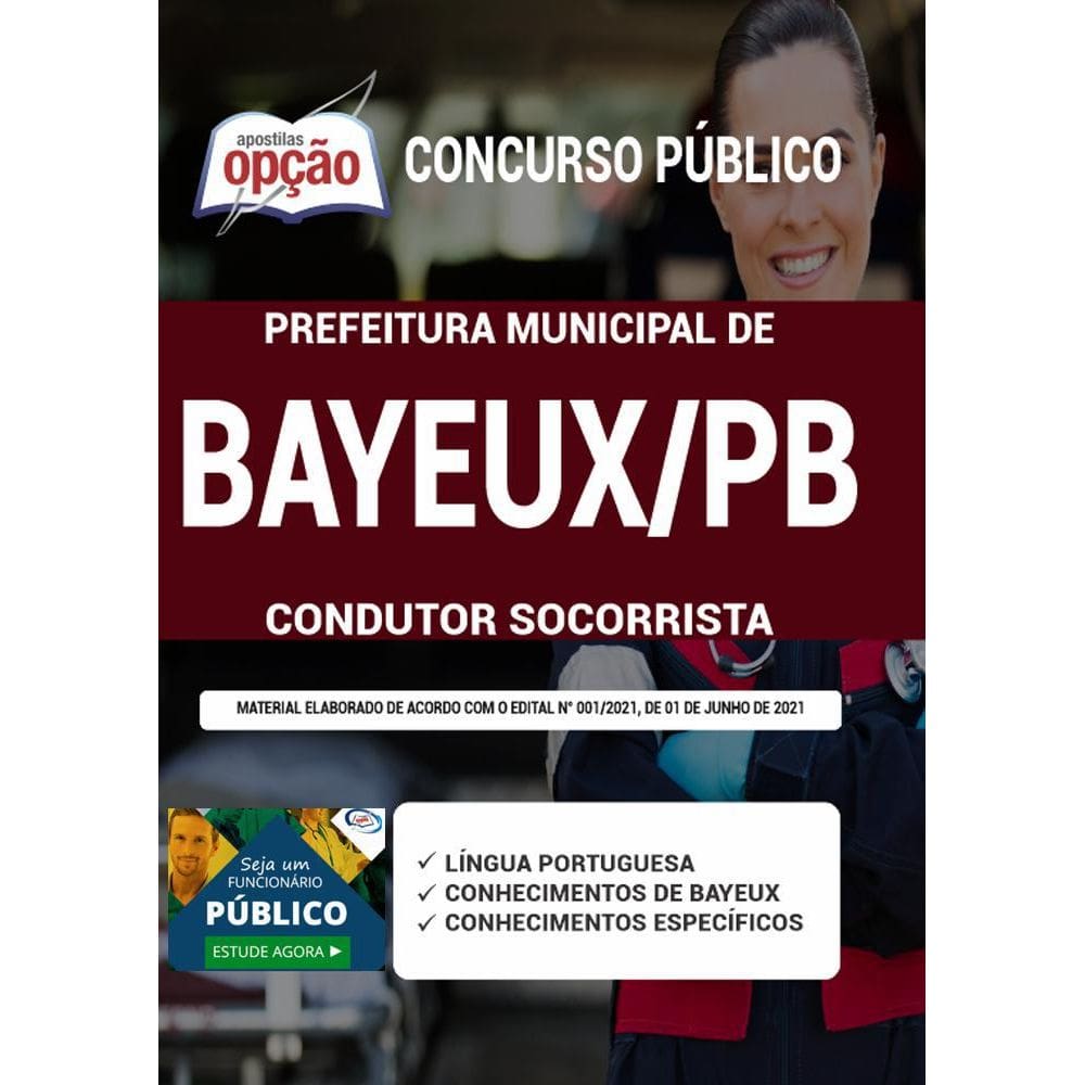 Apostila Concurso Bayeux Pb - Condutor Socorrista