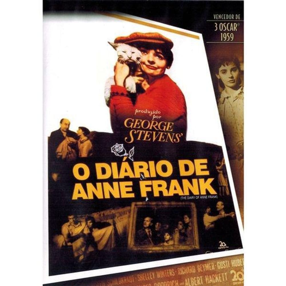 Dvd O Diário De Anne Frank - George Stevens