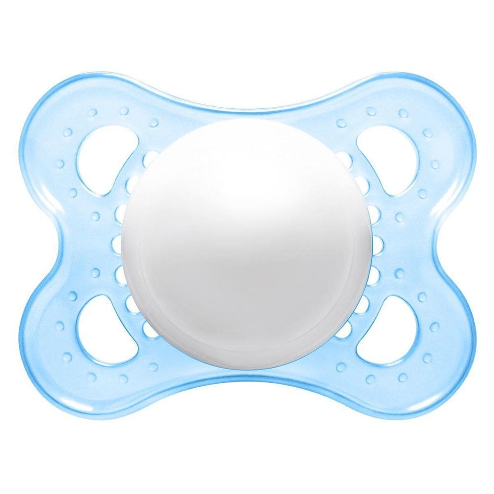 Chupeta MAM sintético  0 - 6 Meses  Azul - Silicone SkinSoft
