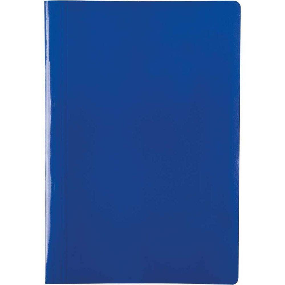 Pasta Grampo Trilho Azul Delloplex 343x236mm - 10 Unidades