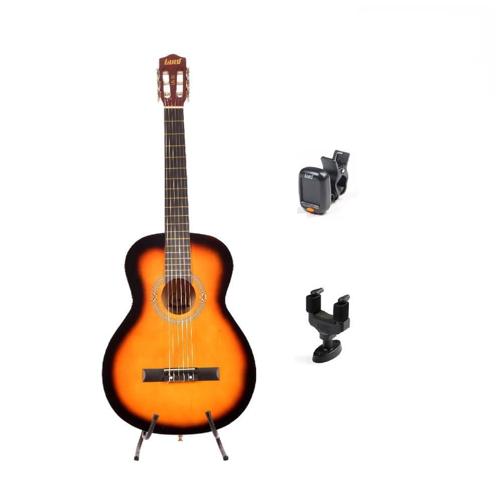 Violão Land Nylon Sunburst Ln-39 Suporte  Pare Afinador 149