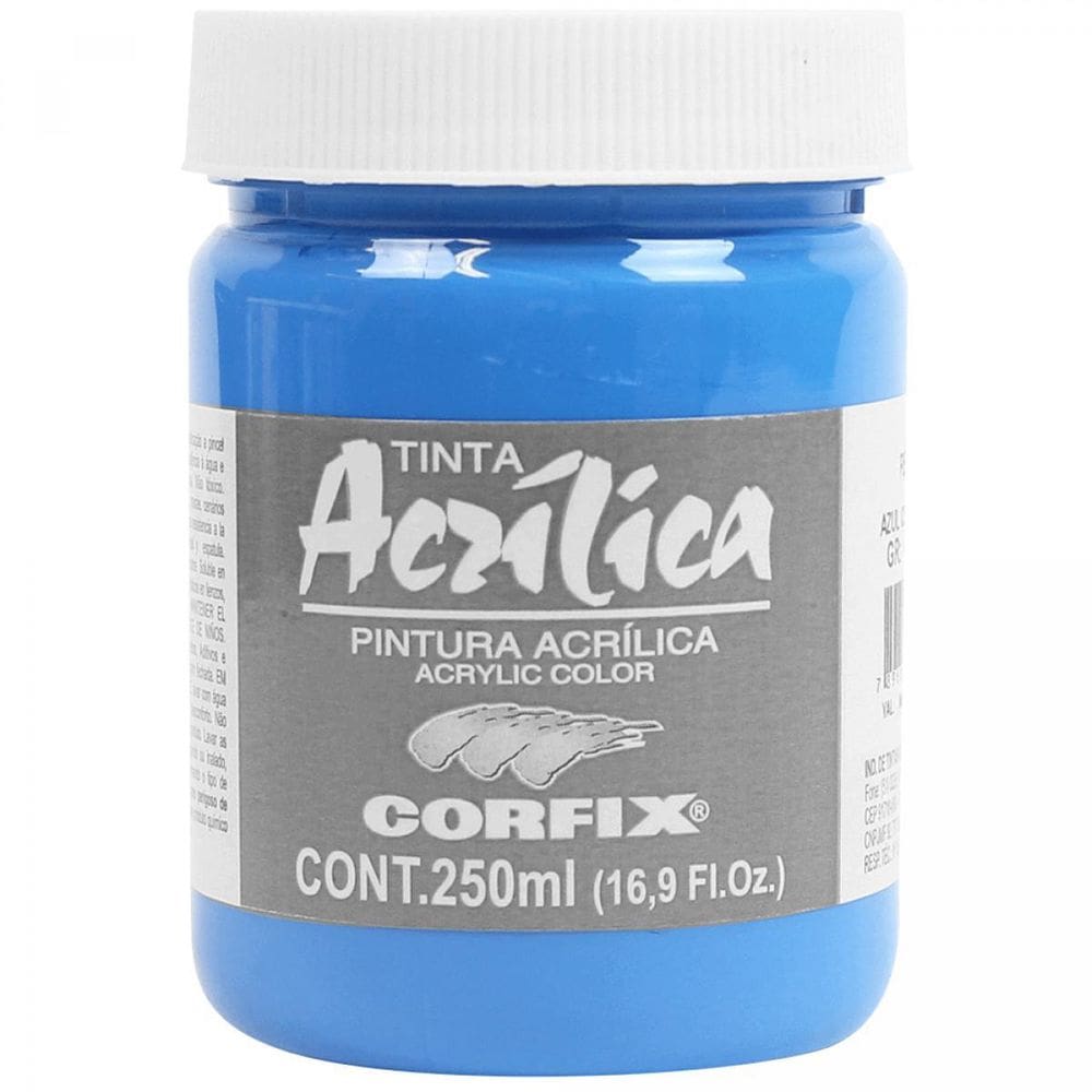 Tinta Acrílica Corfix Azul Celeste 67 G1 250Ml