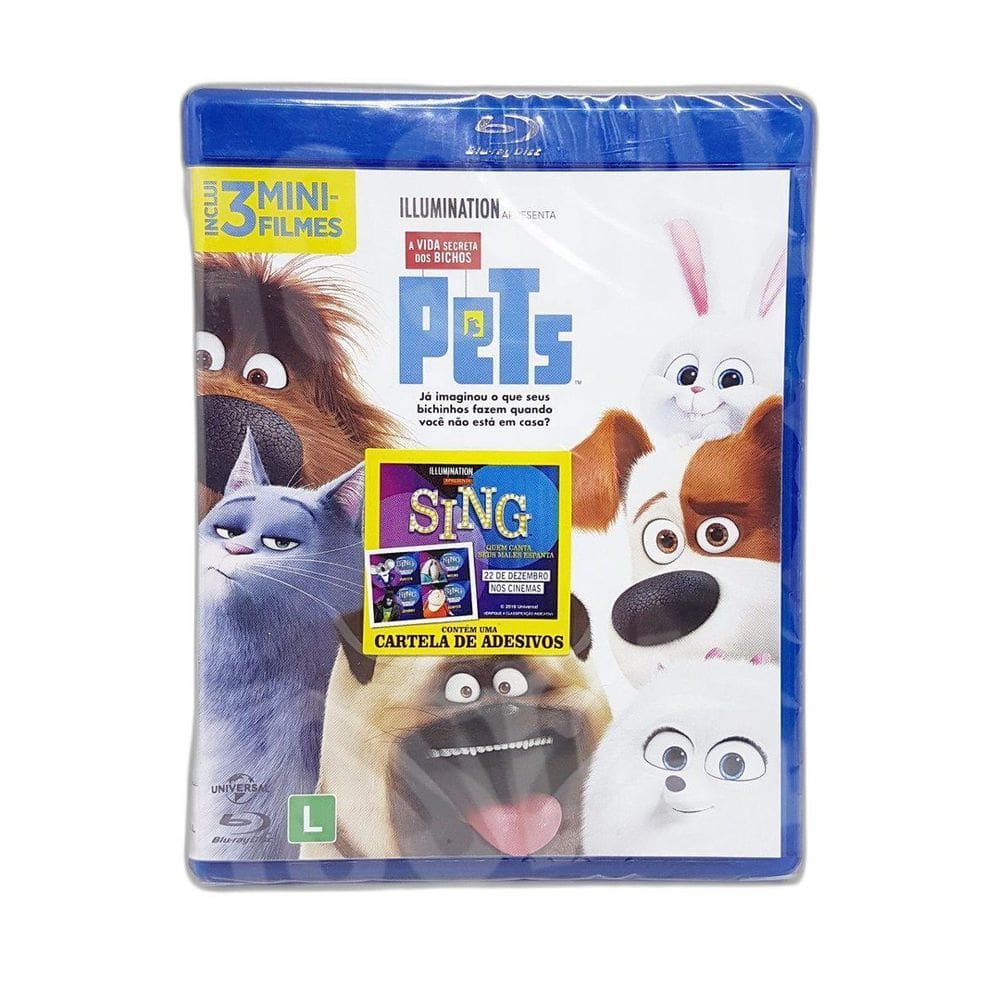 Blu-Ray - Pets - A Vida Secreta Dos Bichos
