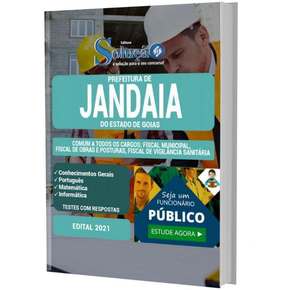Apostila Jandaia Go - Fiscal Municipal Fiscal De Obras