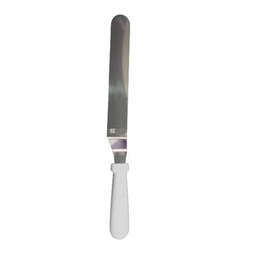 Espátula Confeiteiro Curva 10 Inox Cabo Branco - James F