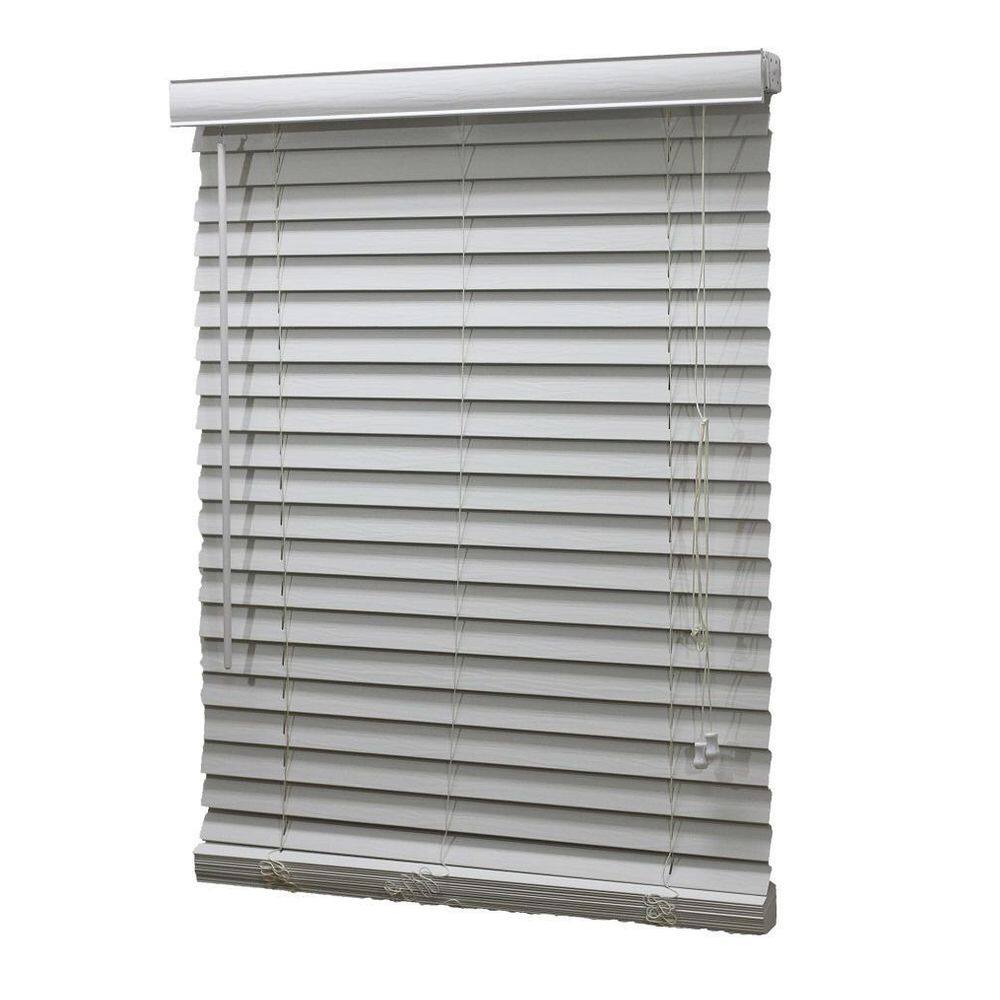 Persiana Horizontal Pvc 50Mm Forest Branca 60 L X 160 A