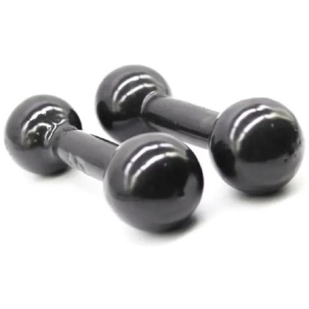 Halter Emborrachado Par De 7 Kg Para Supino E Fortalecimento