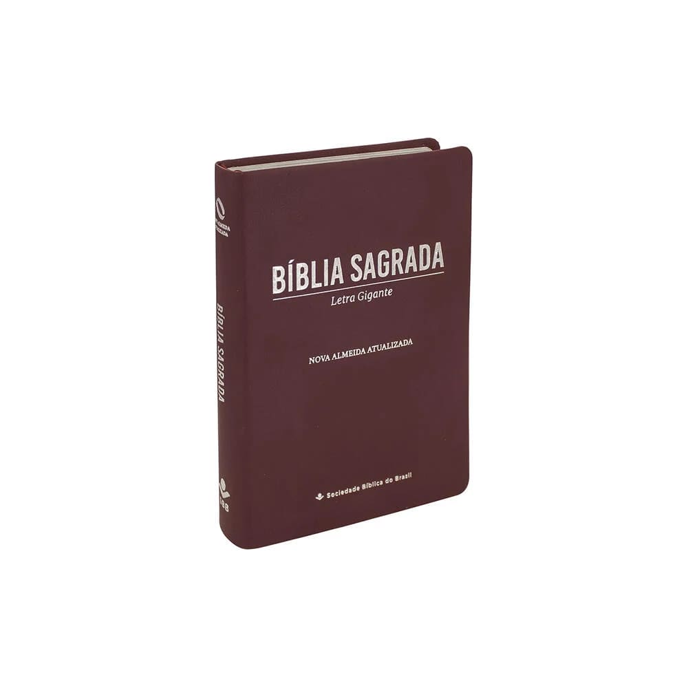Bíblia Sagrada NAA Letra Gigante - Vinho - SBB