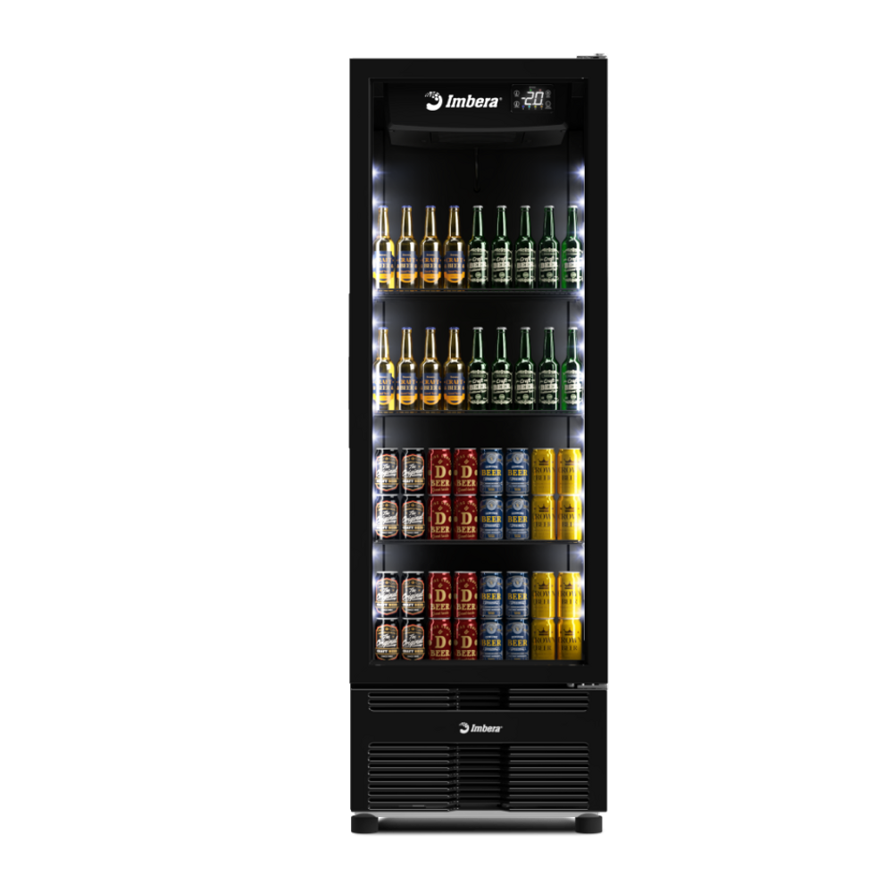 Cervejeira Imbera 485 Litros Porta de Vidro FULL BLACK CCV315 Bivolt Inverter