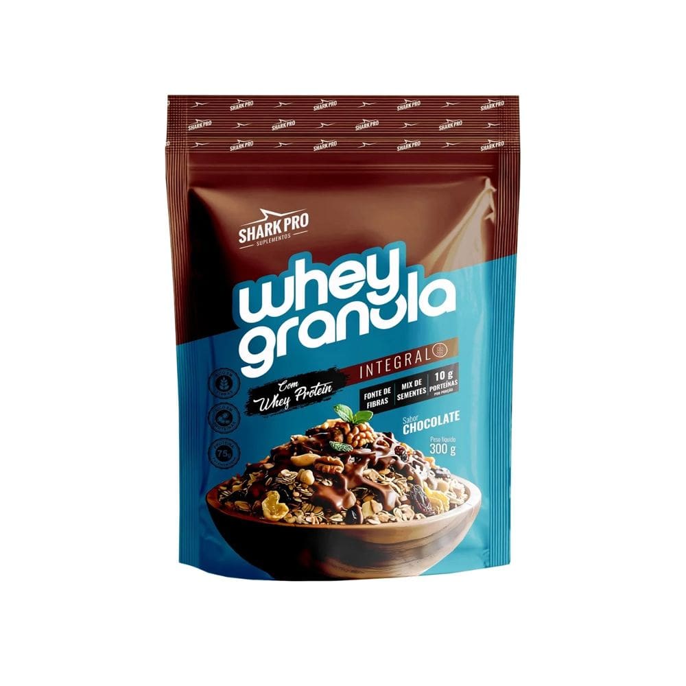 Whey Granola 300g Chocolate - Sharkpro Suplementos