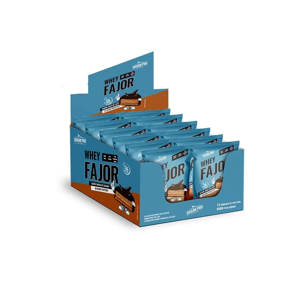 Whey alfajor Doce de Leite Display - Sharkpro Suplementos