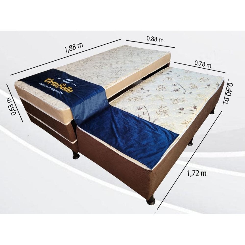 CAMA CONJUGADO D33 com auxiliar