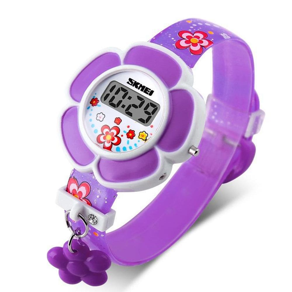 Relógio Infantil De Criança Skmei Dg1144 Digital Roxo