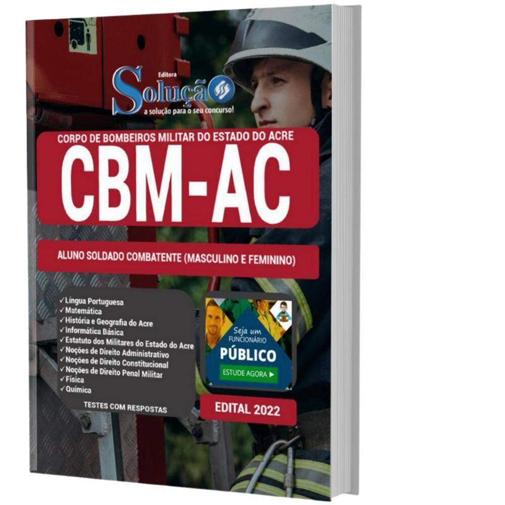 Apostila Concurso Cbm Ac - Aluno Soldado Combatente