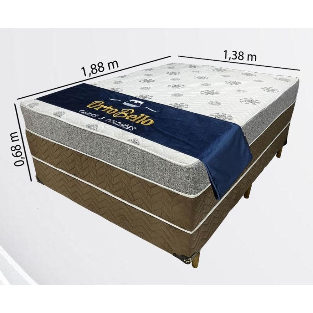 Cama Conjugado Casal Molas Ensacadas